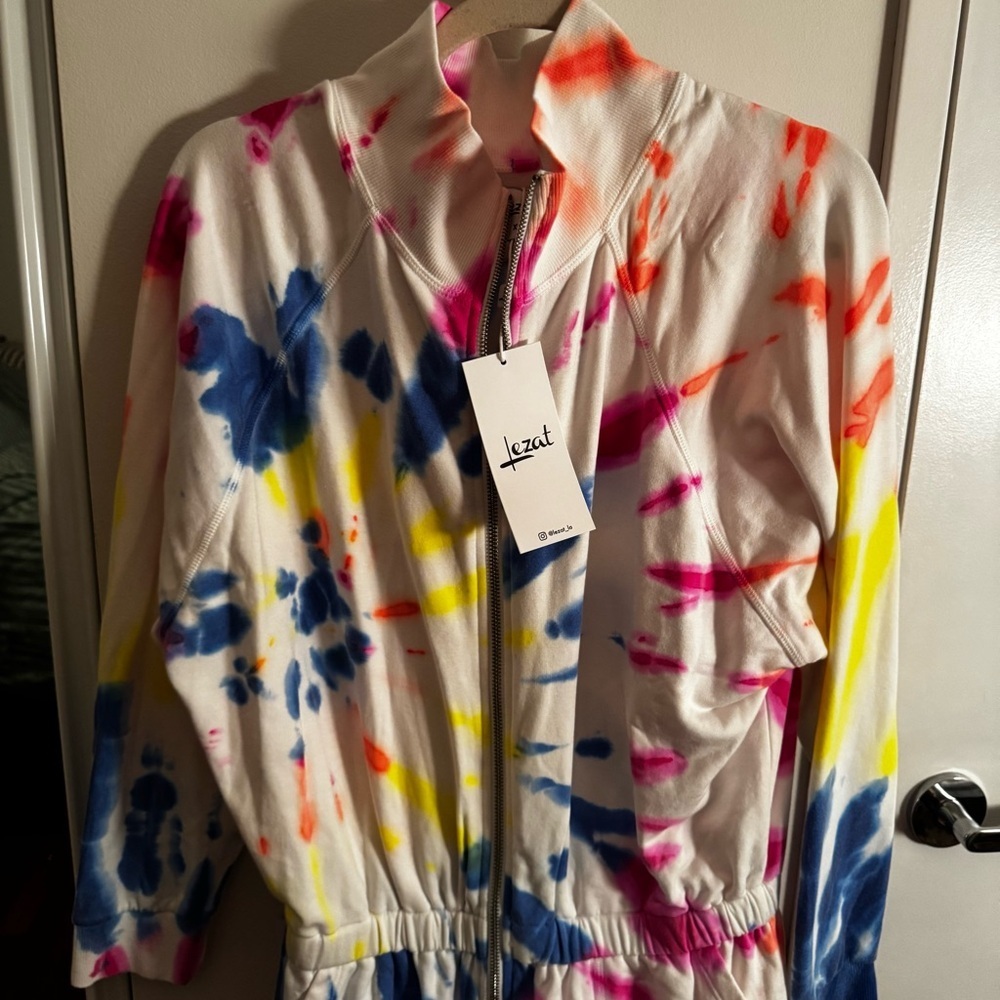 LEZAT restore tie dye jumpsuit NWT - Picture 5 of 7